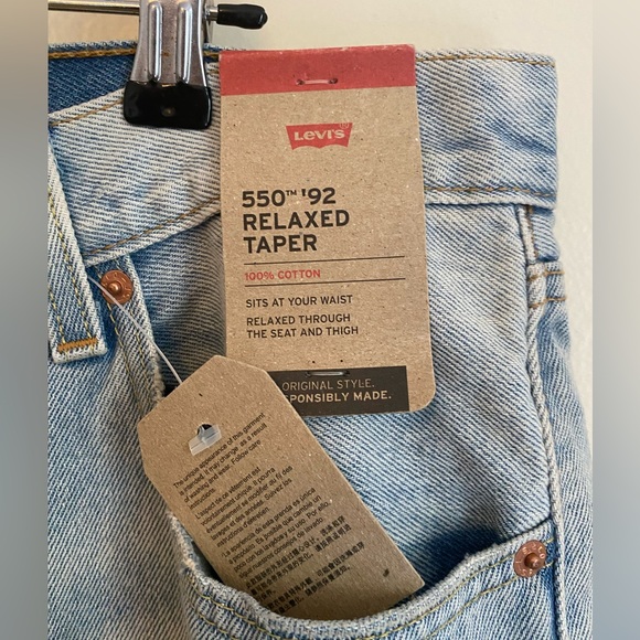 LEVI’S 550 '92 RELAXED TAPER FIT MEN'S JEANS - Picture 10 of 10